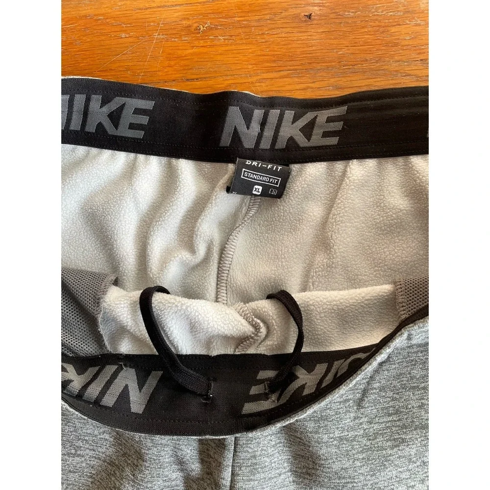 Nike Sweatpants sz XL Therma Fit Heather‎ Gray Jogger Pants Dri Fit